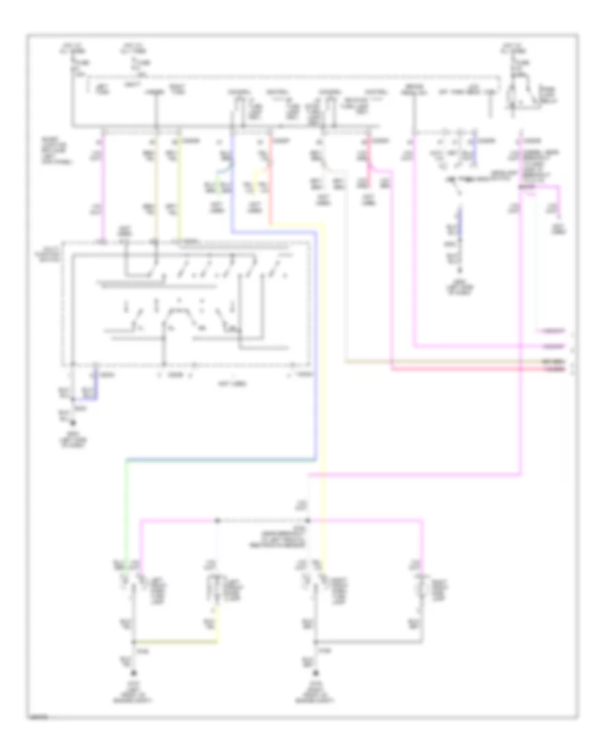 Exterior Lamps Wiring Diagram Cutaway 1 of 2 for Ford RV Cutaway E350 Super Duty 2009