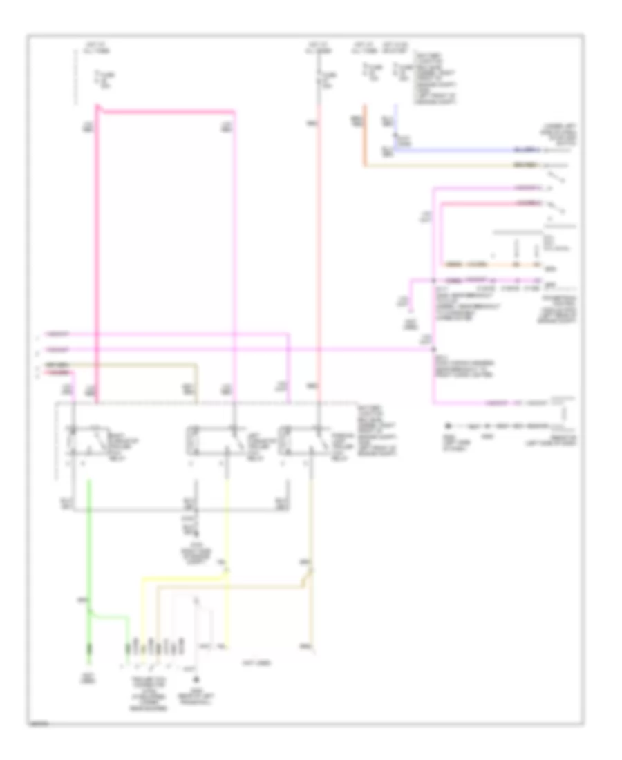 Exterior Lamps Wiring Diagram, Cutaway (2 of 2) for Ford RV Cutaway E350 Super Duty 2009