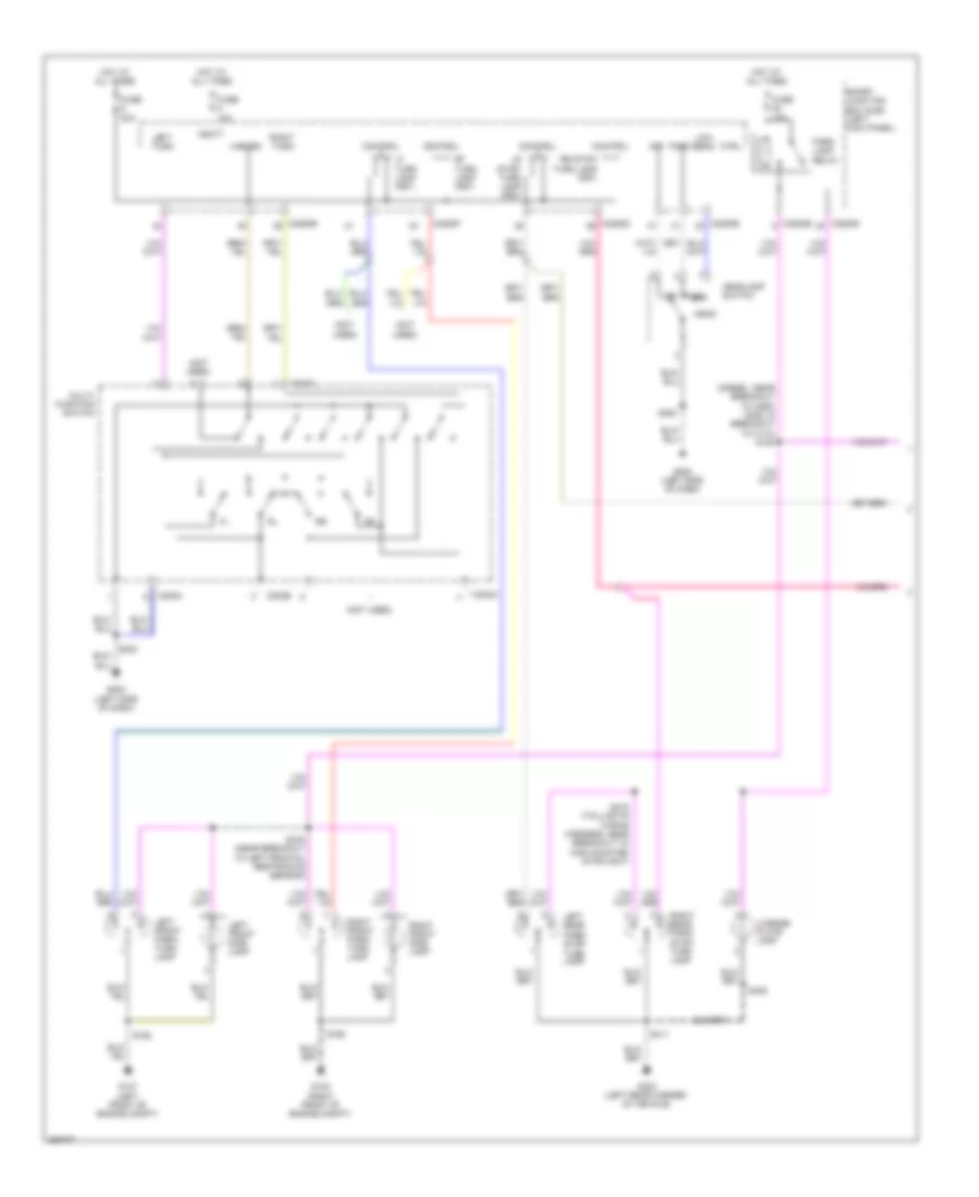 Exterior Lamps Wiring Diagram Except Cutaway  Stripped Chassis 1 of 2 for Ford RV Cutaway E350 Super Duty 2009