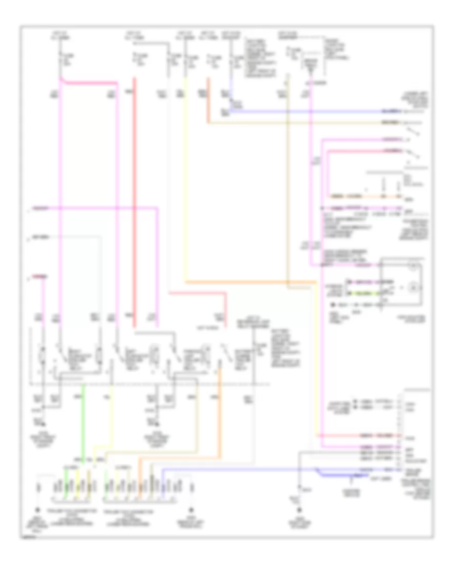 Exterior Lamps Wiring Diagram, Except Cutaway  Stripped Chassis (2 of 2) for Ford RV Cutaway E350 Super Duty 2009