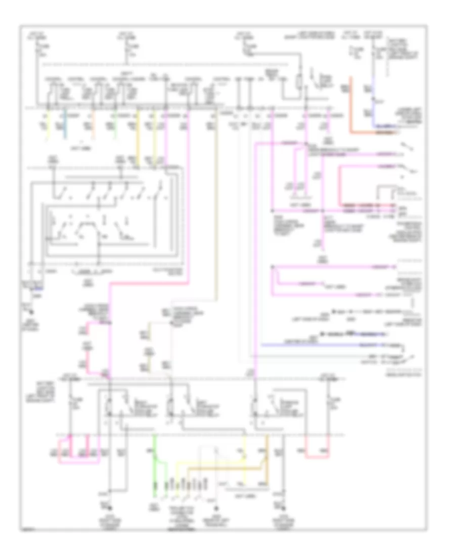 Exterior Lamps Wiring Diagram Stripped Chassis for Ford RV Cutaway E350 Super Duty 2009