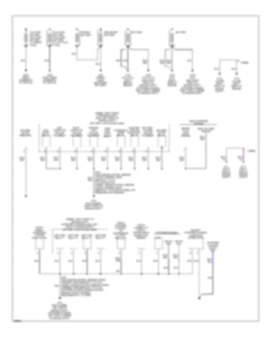 Ground Distribution Wiring Diagram 1 of 5 for Ford RV Cutaway E350 Super Duty 2009