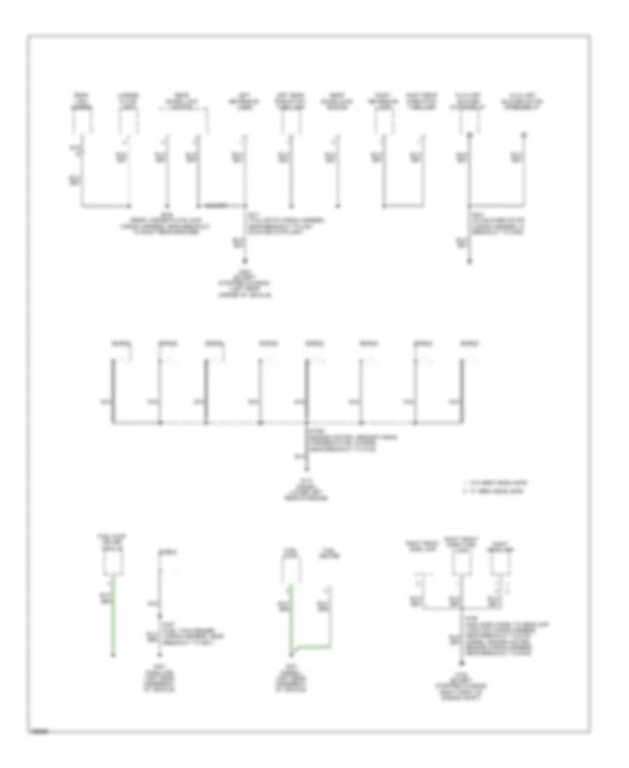 Ground Distribution Wiring Diagram 4 of 5 for Ford RV Cutaway E350 Super Duty 2009