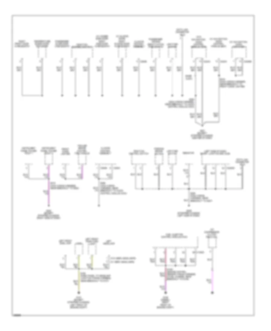 Ground Distribution Wiring Diagram 5 of 5 for Ford RV Cutaway E350 Super Duty 2009