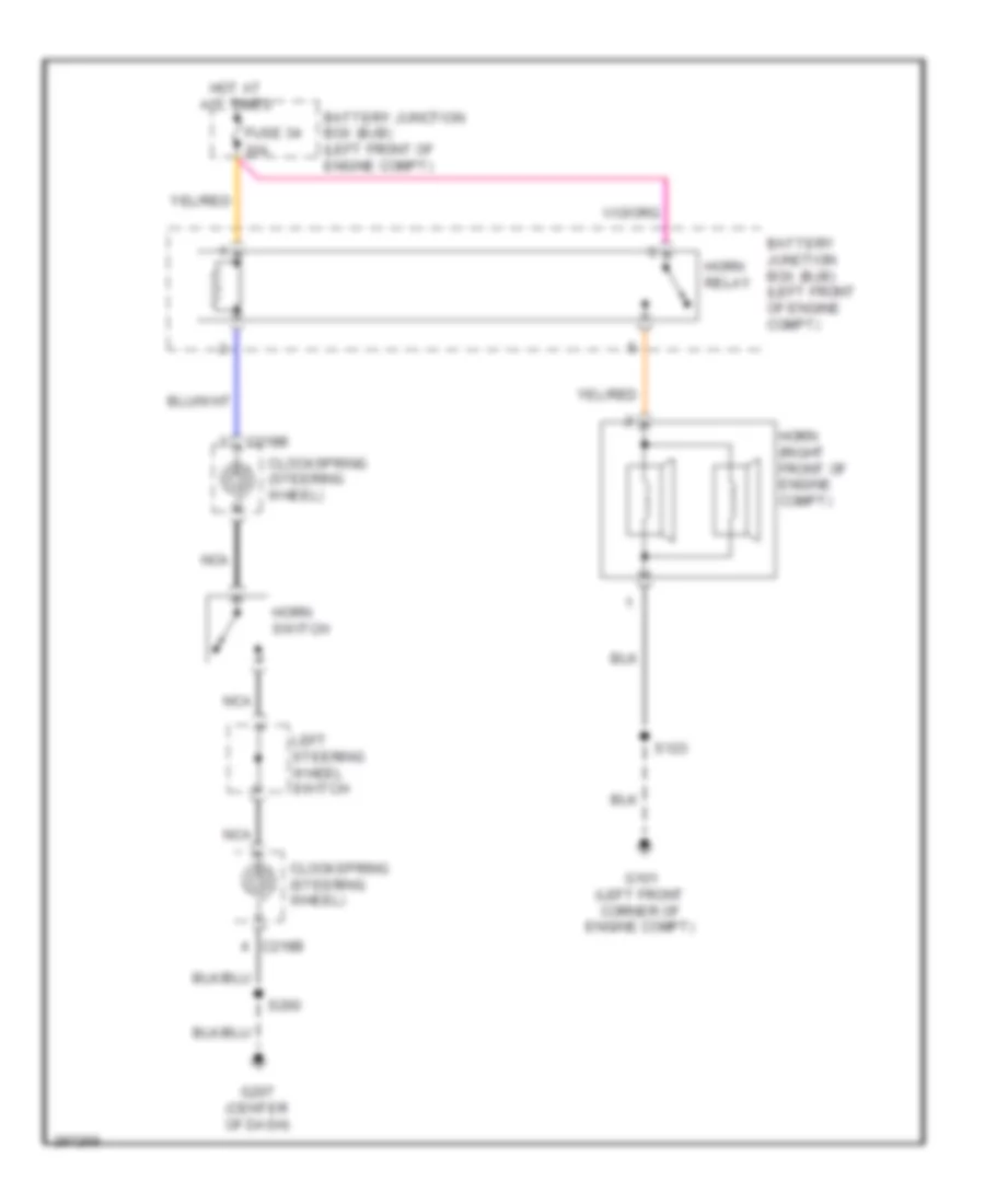 Horn Wiring Diagram with Stripped Chassis for Ford RV Cutaway E350 Super Duty 2009