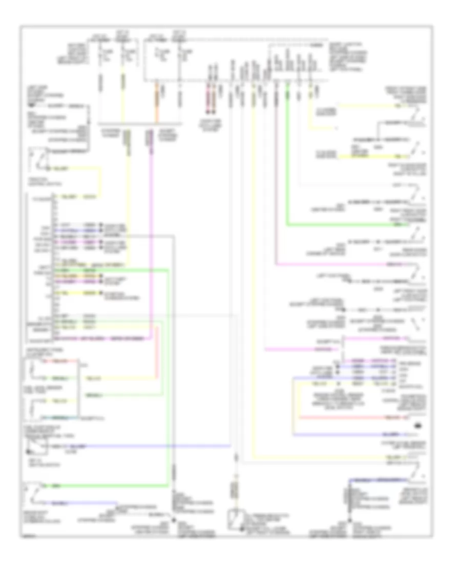 Instrument Cluster Wiring Diagram for Ford RV Cutaway E350 Super Duty 2009