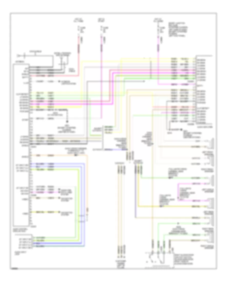 Navigation Wiring Diagram for Ford RV Cutaway E350 Super Duty 2009