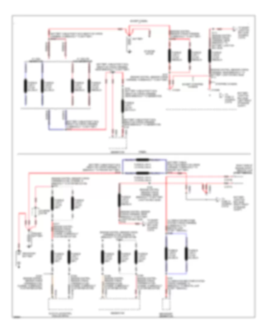 Power Distribution Wiring Diagram 1 of 9 for Ford RV Cutaway E350 Super Duty 2009