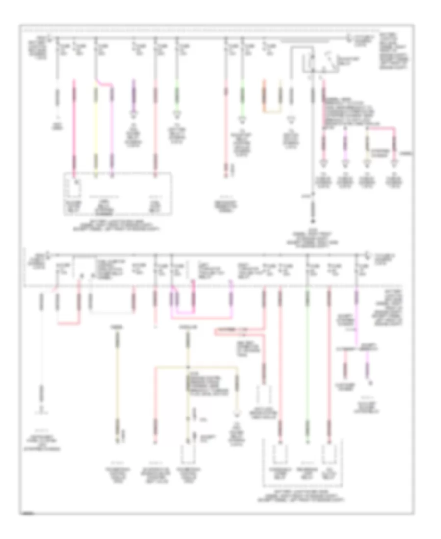 Power Distribution Wiring Diagram 2 of 9 for Ford RV Cutaway E350 Super Duty 2009