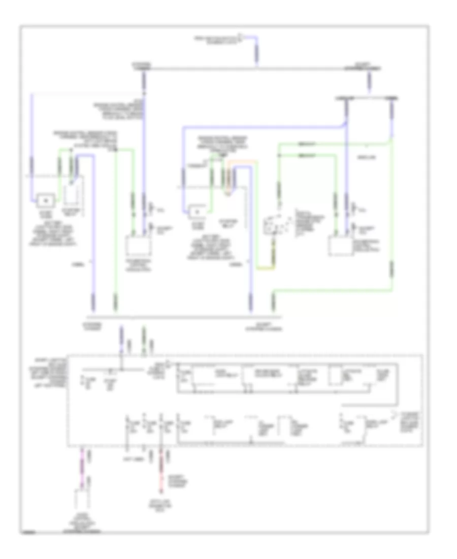 Power Distribution Wiring Diagram (5 of 9) for Ford RV Cutaway E350 Super Duty 2009