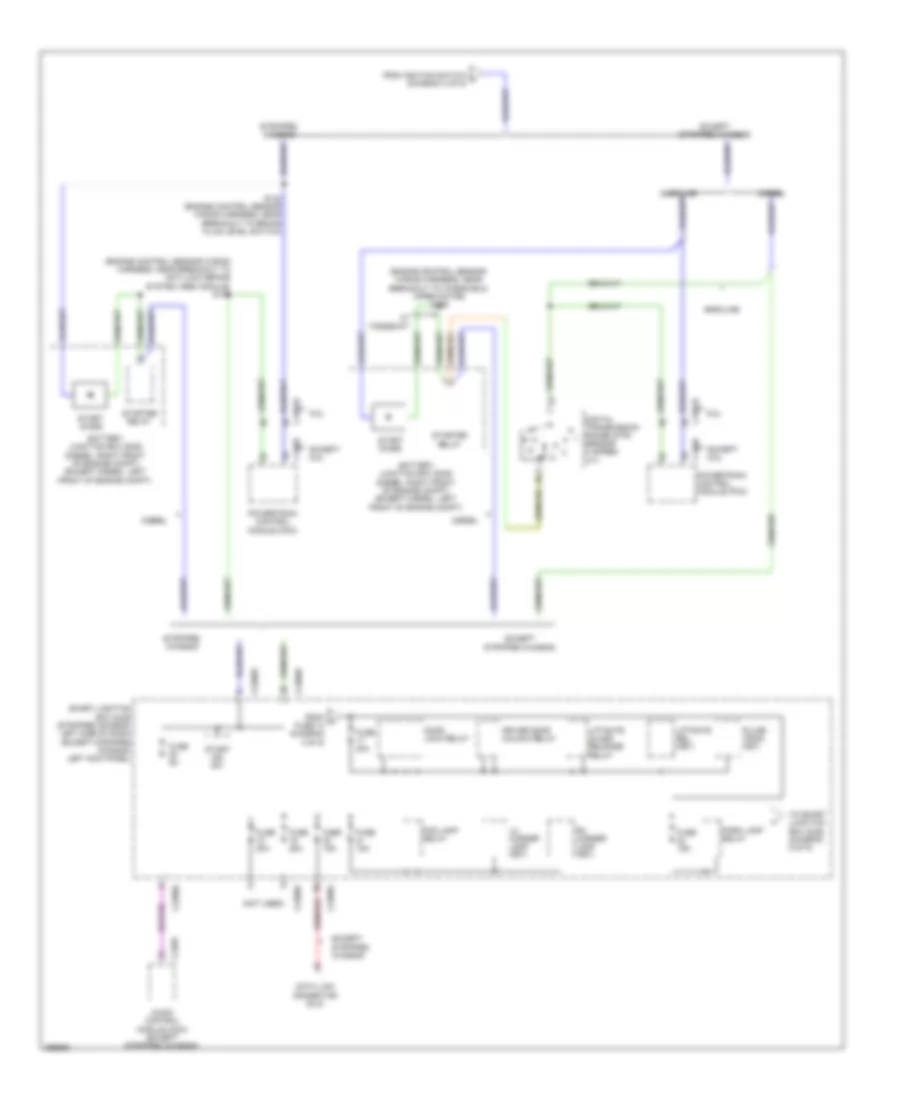 Power Distribution Wiring Diagram 5 of 9 for Ford RV Cutaway E350 Super Duty 2009