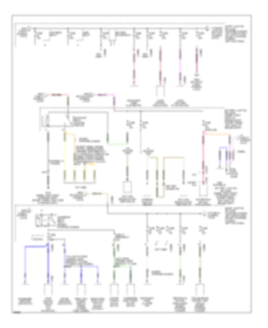 Power Distribution Wiring Diagram 6 of 9 for Ford RV Cutaway E350 Super Duty 2009