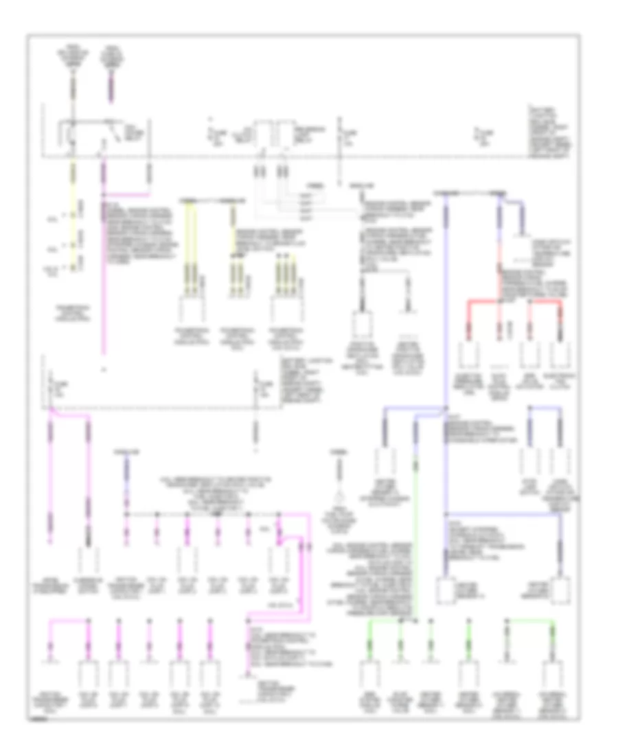 Power Distribution Wiring Diagram 8 of 9 for Ford RV Cutaway E350 Super Duty 2009