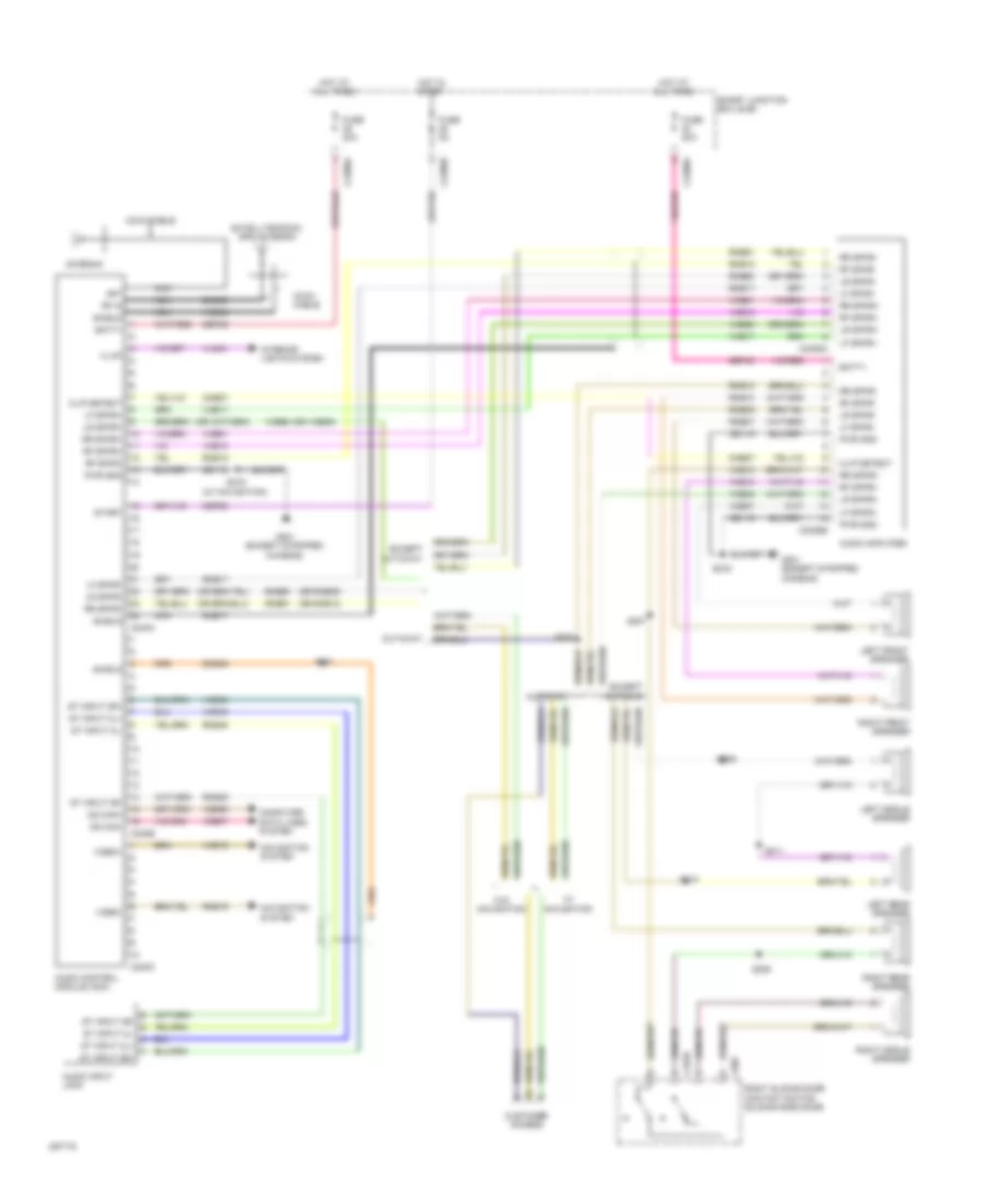 Premium Radio Wiring Diagram for Ford RV Cutaway E350 Super Duty 2009