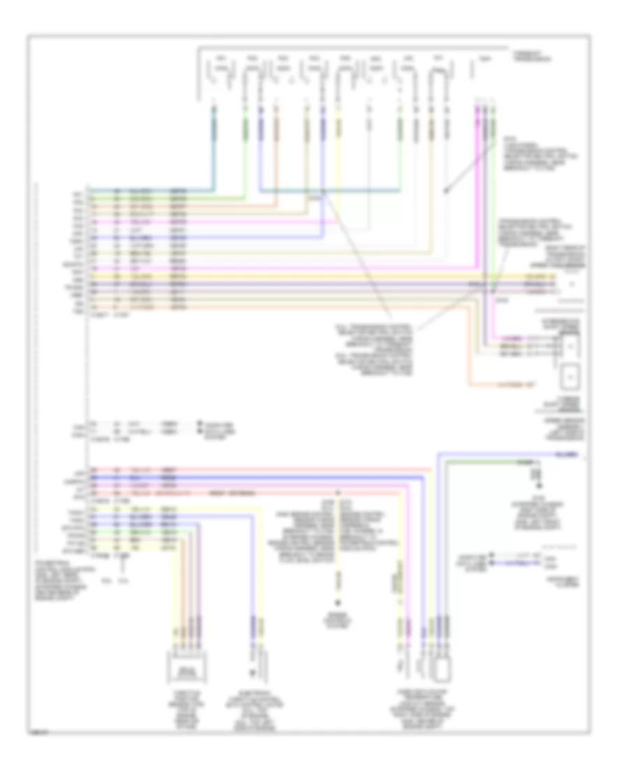 6.8L, Transmission Wiring Diagram (1 of 2) for Ford RV Cutaway E350 Super Duty 2009