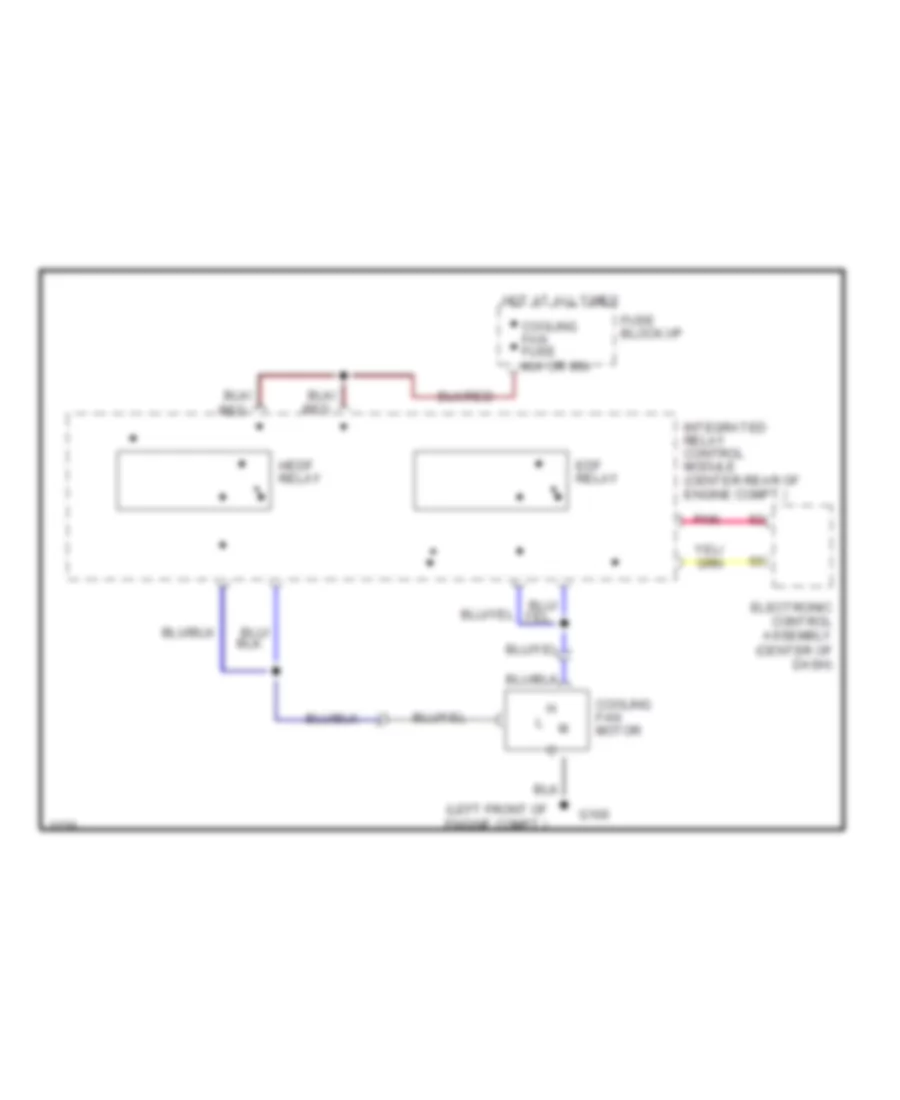 3.0L LX, Cooling Fan Wiring Diagram for Ford Probe LX 1992