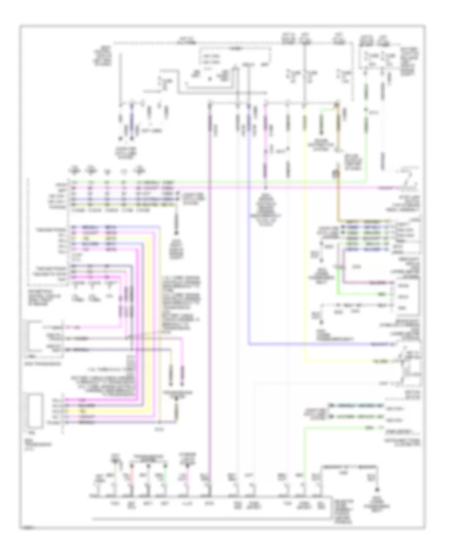 Shift Interlock Wiring Diagram Except Hybrid for Ford Fusion Energi SE Luxury 2014