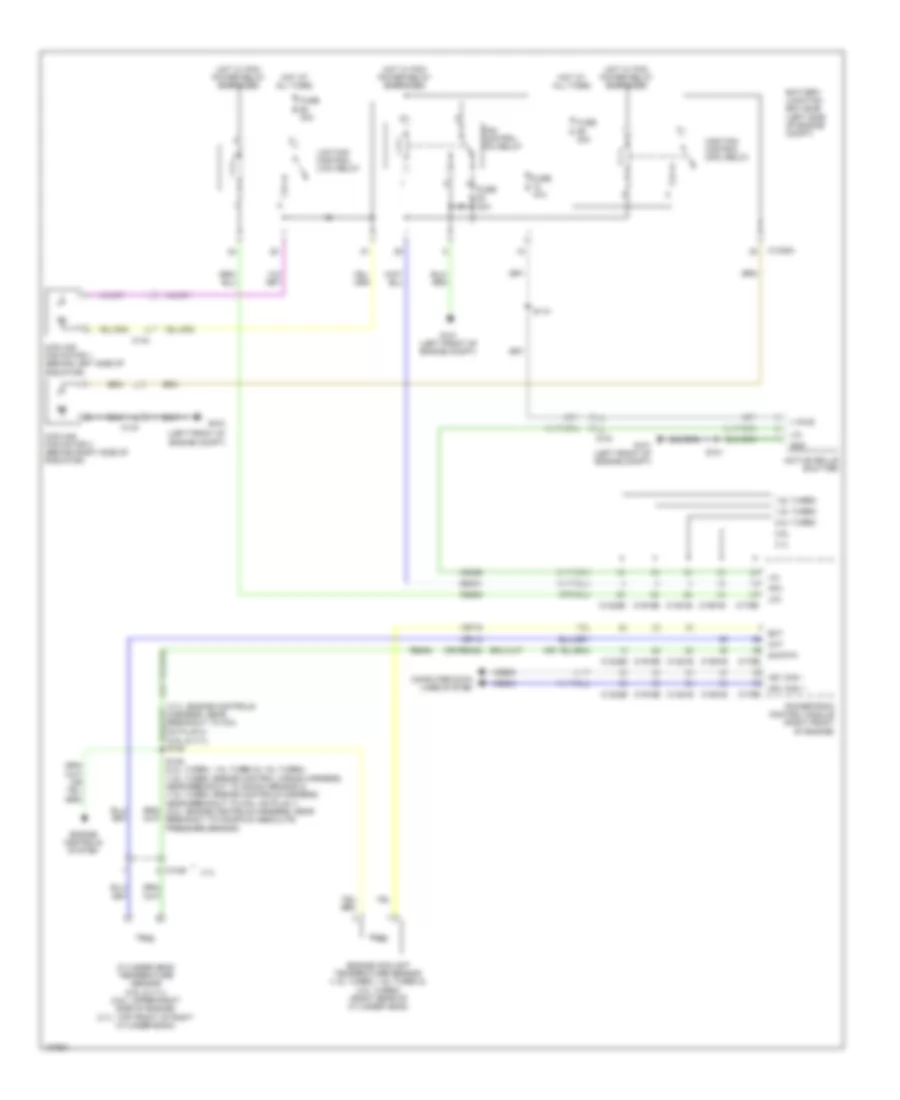 Cooling Fan Wiring Diagram Except Hybrid for Ford Fusion Energi SE Luxury 2014