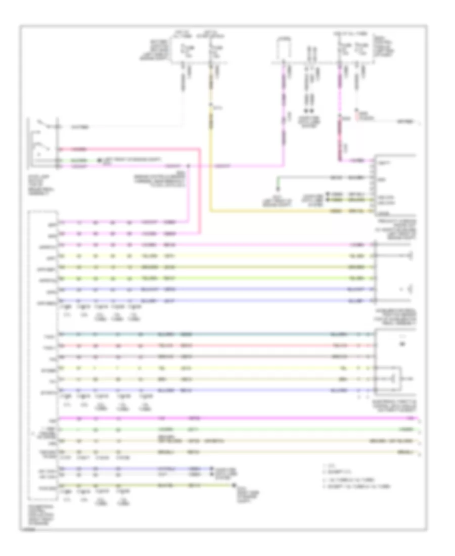 Cruise Control Wiring Diagram Except Hybrid 1 of 2 for Ford Fusion Energi SE Luxury 2014