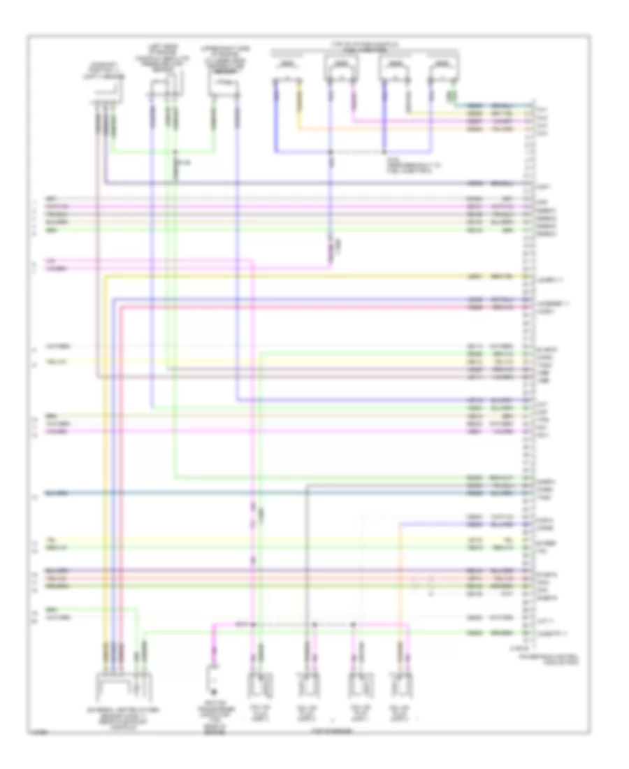 2.5L, Engine Performance Wiring Diagram (5 of 5) for Ford Fusion Energi SE Luxury 2014
