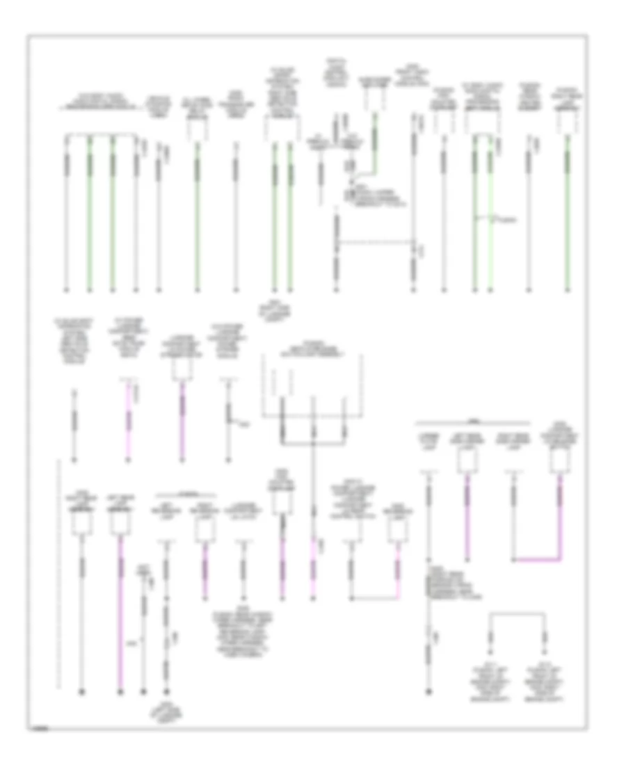 Ground Distribution Wiring Diagram Except Hybrid 5 of 5 for Ford Fusion Energi SE Luxury 2014