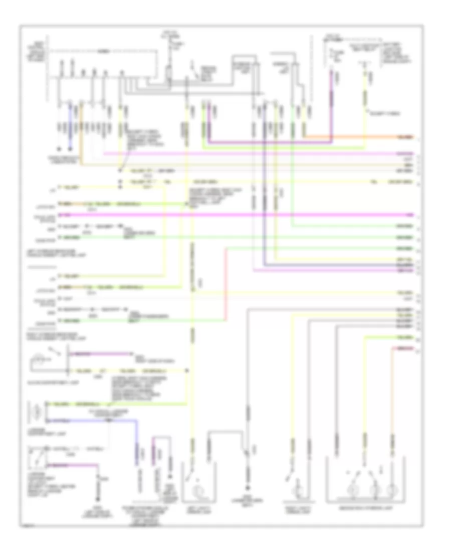 Courtesy Lamps Wiring Diagram 1 of 3 for Ford Fusion Energi SE Luxury 2014