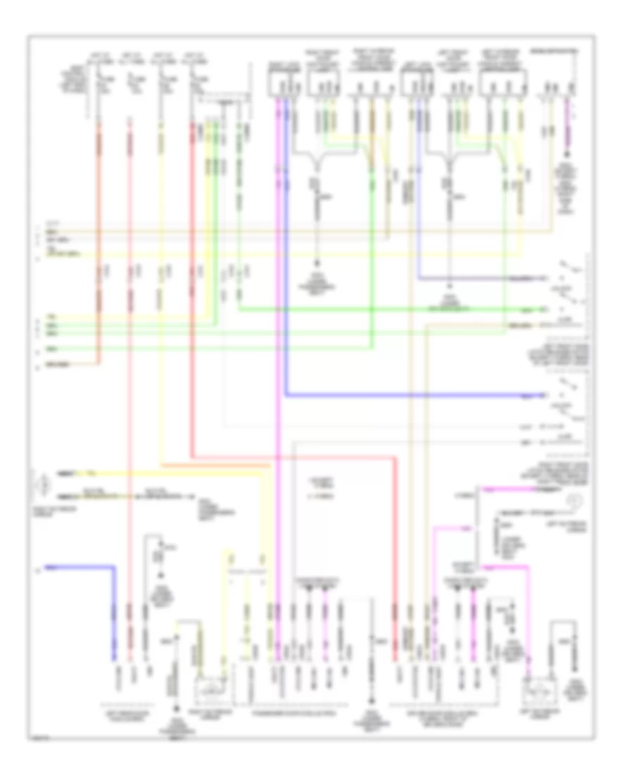 Courtesy Lamps Wiring Diagram (3 of 3) for Ford Fusion Energi SE Luxury 2014