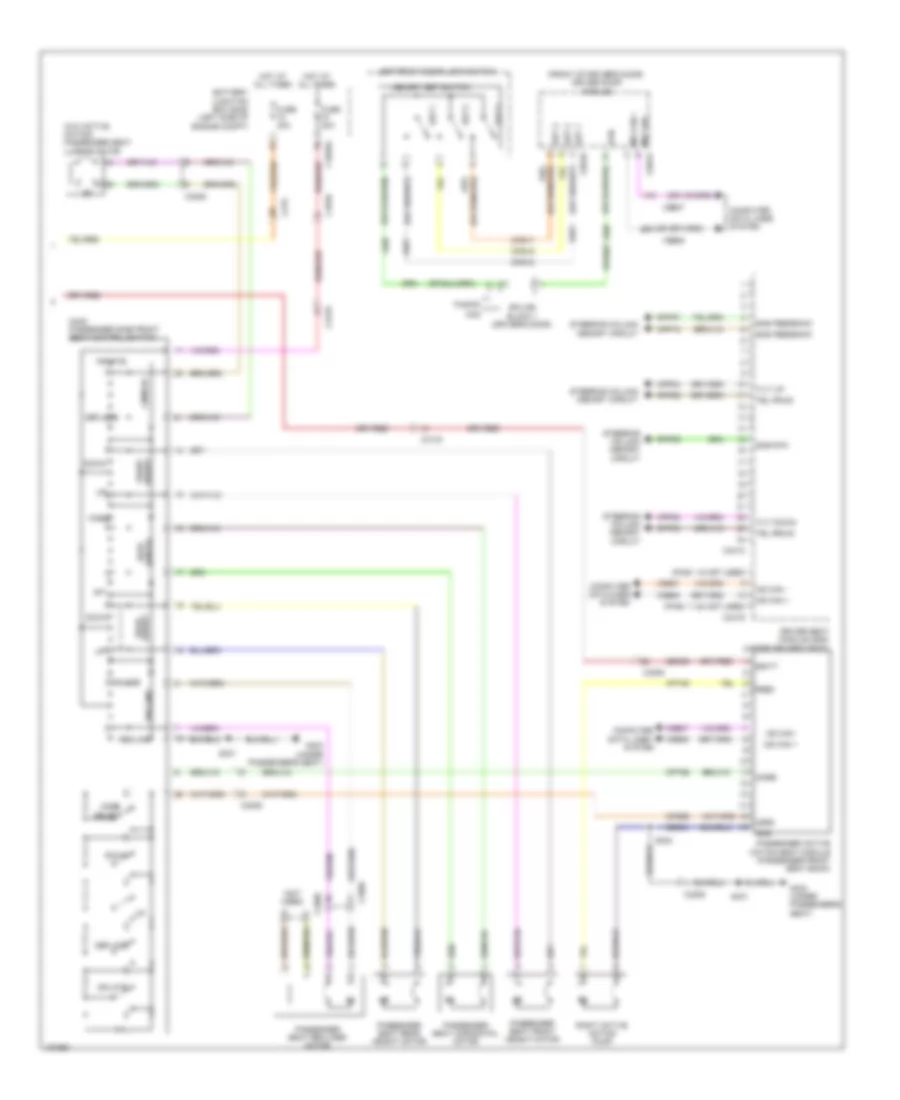 Memory Seat Wiring Diagram, Hybrid (2 of 2) for Ford Fusion Energi SE Luxury 2014