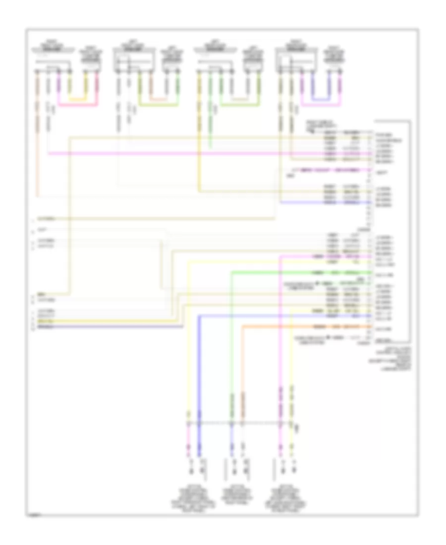 Navigation Wiring Diagram, without Sony (3 of 3) for Ford Fusion Energi SE Luxury 2014