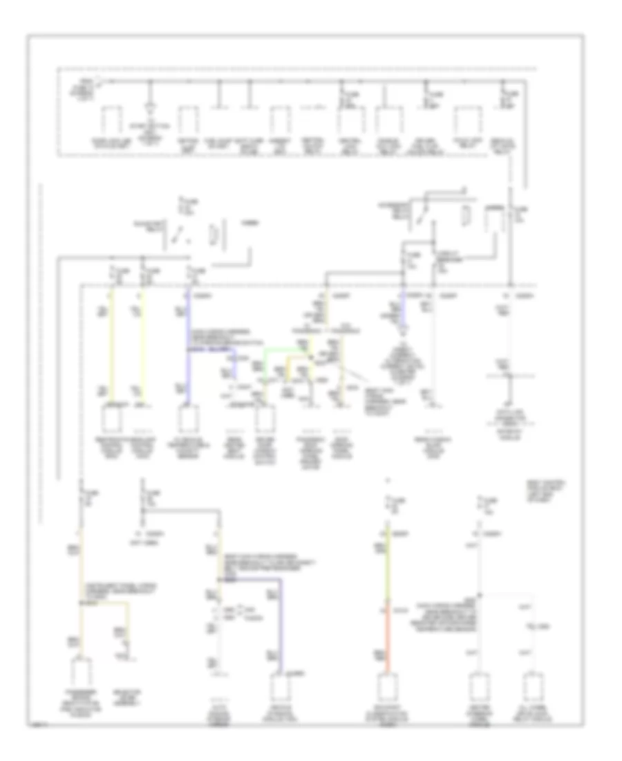 Power Distribution Wiring Diagram Except Hybrid 5 of 7 for Ford Fusion Energi SE Luxury 2014