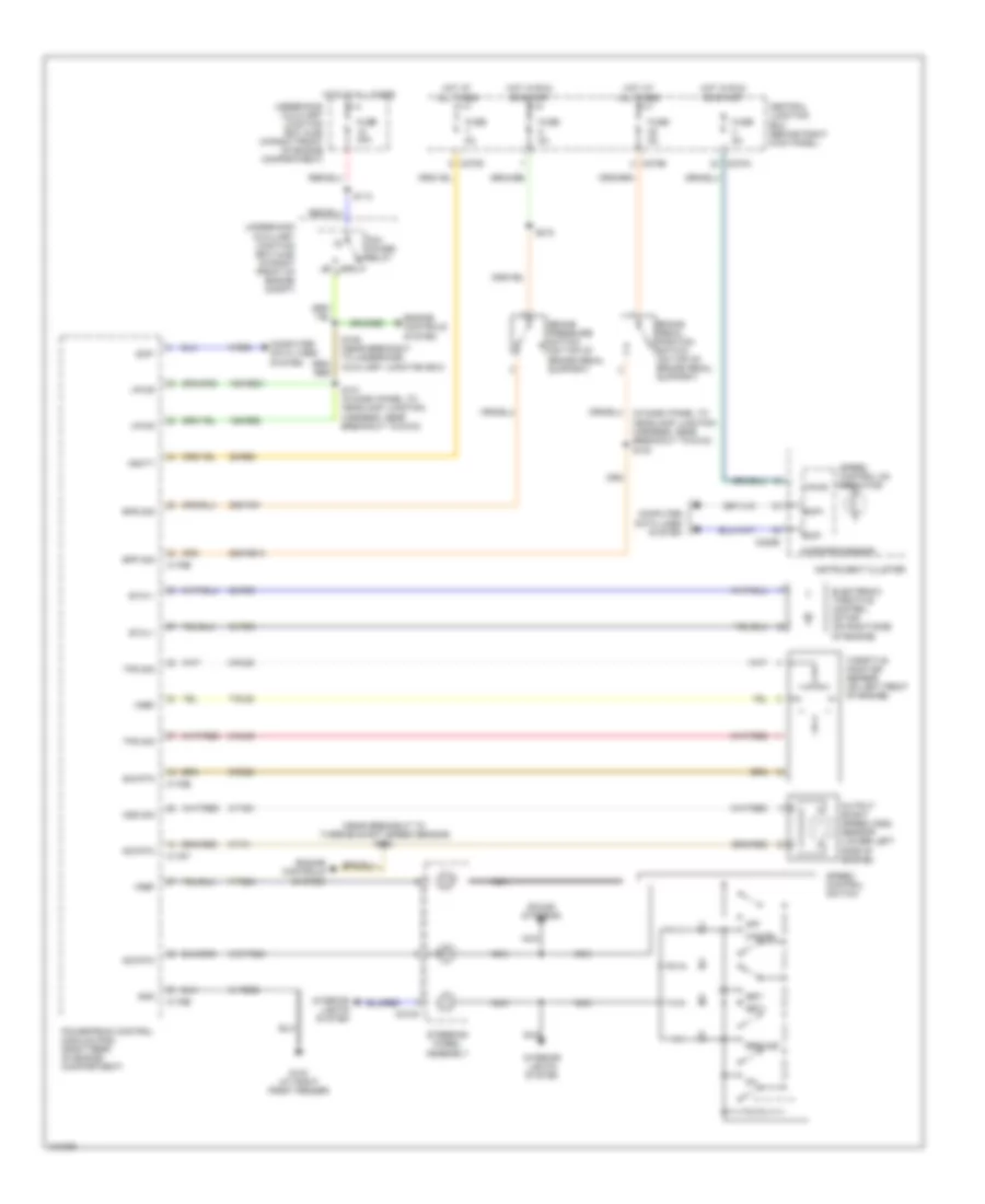 Cruise Control Wiring Diagram for Ford Thunderbird 2004