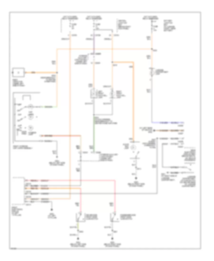 Courtesy Lamps Wiring Diagram for Ford Thunderbird 2004