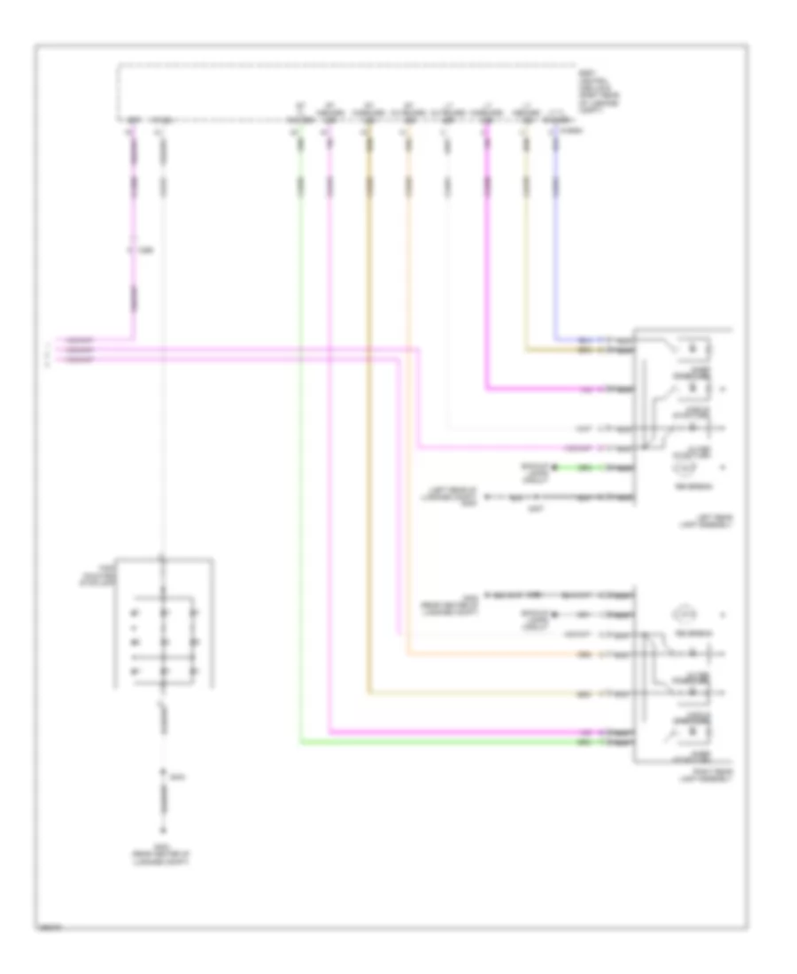Exterior Lamps Wiring Diagram (3 of 3) for Ford Mustang GT 2013