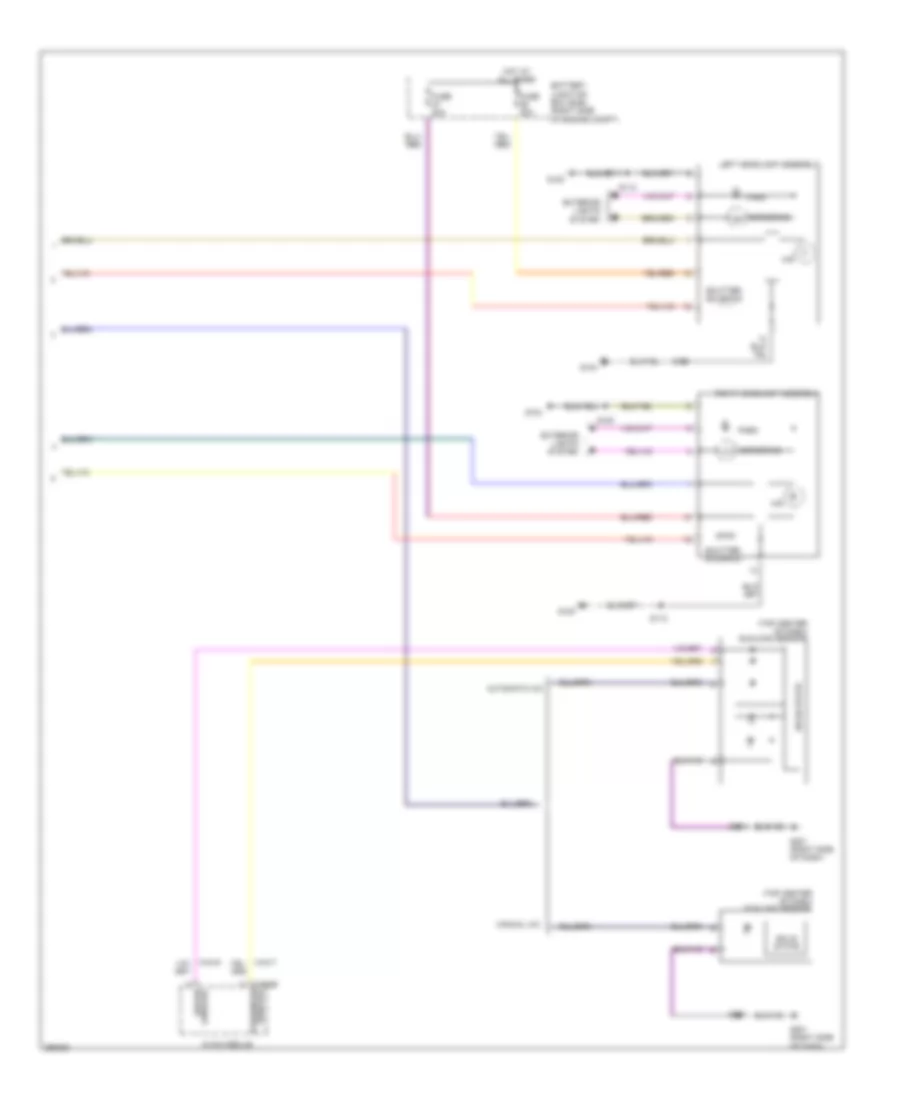 Headlights Wiring Diagram with High Intensity Gas Discharge Headlights 2 of 2 for Ford Mustang GT 2013