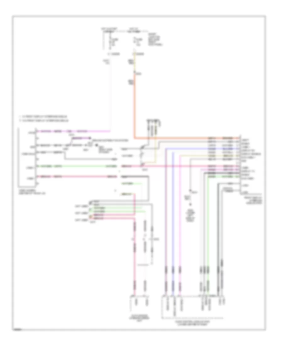 Rear Camera Wiring Diagram for Ford Mustang GT 2013