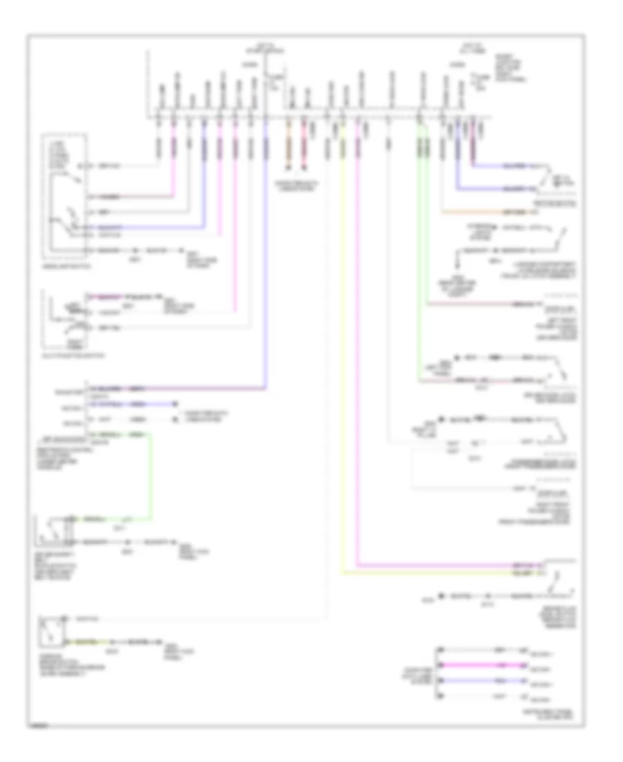Chime Wiring Diagram for Ford Mustang GT 2013