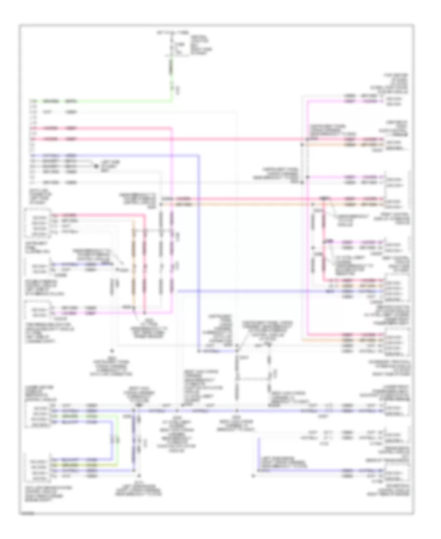 Computer Data Lines Wiring Diagram for Ford Fiesta SE 2011