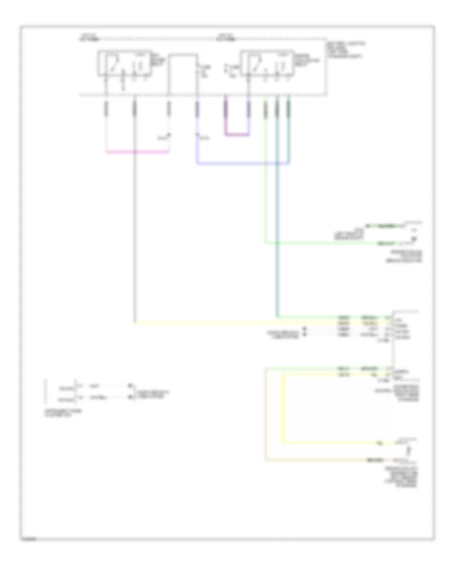 Cooling Fan Wiring Diagram for Ford Fiesta SE 2011