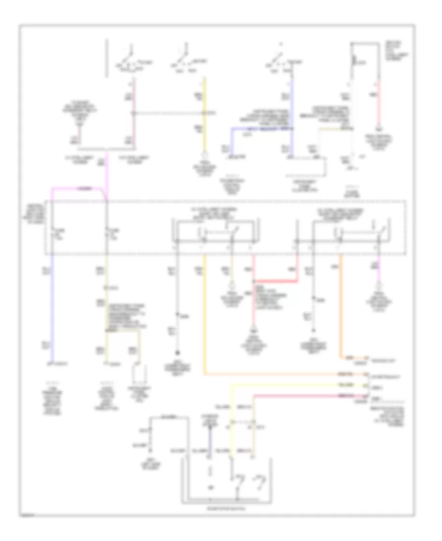 Power Distribution Wiring Diagram (4 of 5) for Ford Fiesta SE 2011