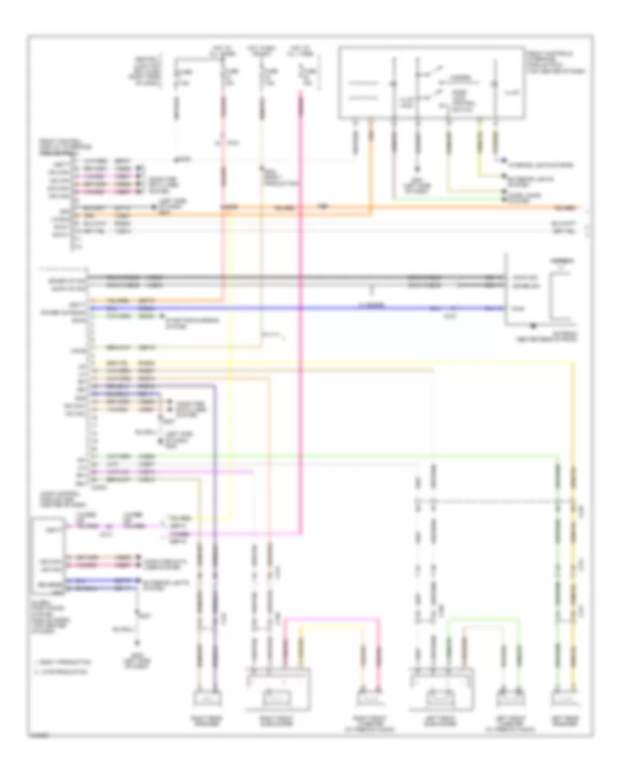 Radio Wiring Diagram with SYNC 1 of 2 for Ford Fiesta SE 2011