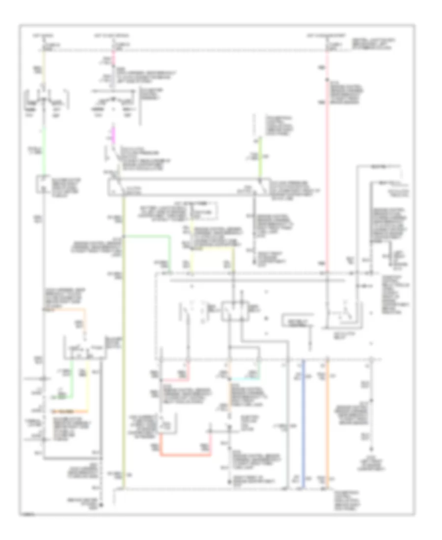 4.6L, Manual AC Wiring Diagram for Ford Mustang 2000