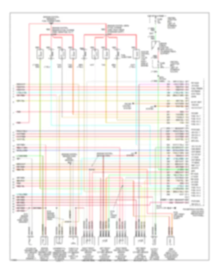 4.6L SOHC, Engine Performance Wiring Diagrams (3 of 3) for Ford Mustang 2000