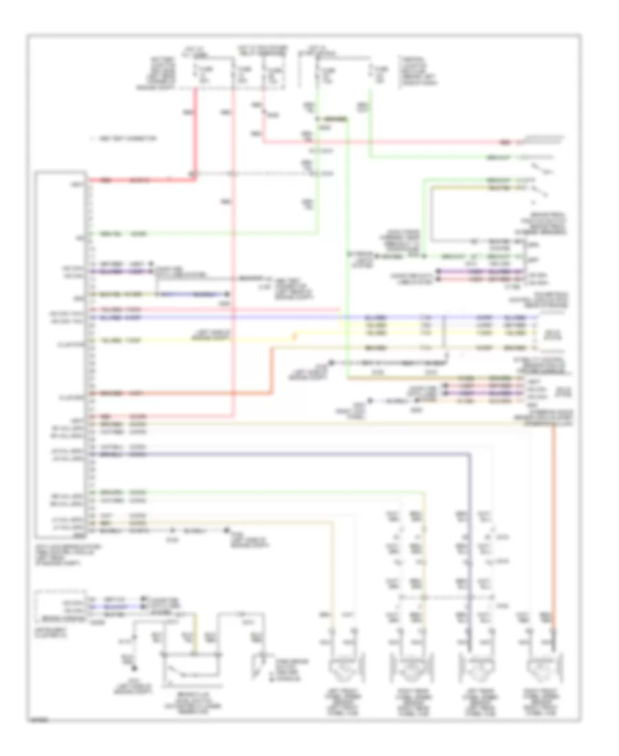 Anti-lock Brakes Wiring Diagram for Ford Transit Connect 2012