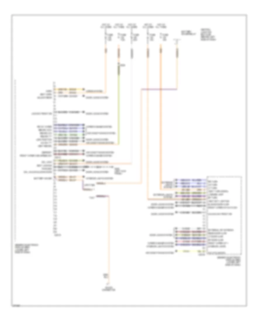 Body Control Modules Wiring Diagram 2 of 2 for Ford Transit Connect 2012