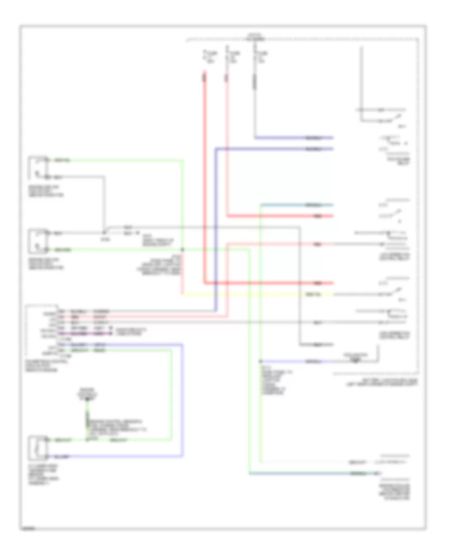 Cooling Fan Wiring Diagram for Ford Transit Connect 2012