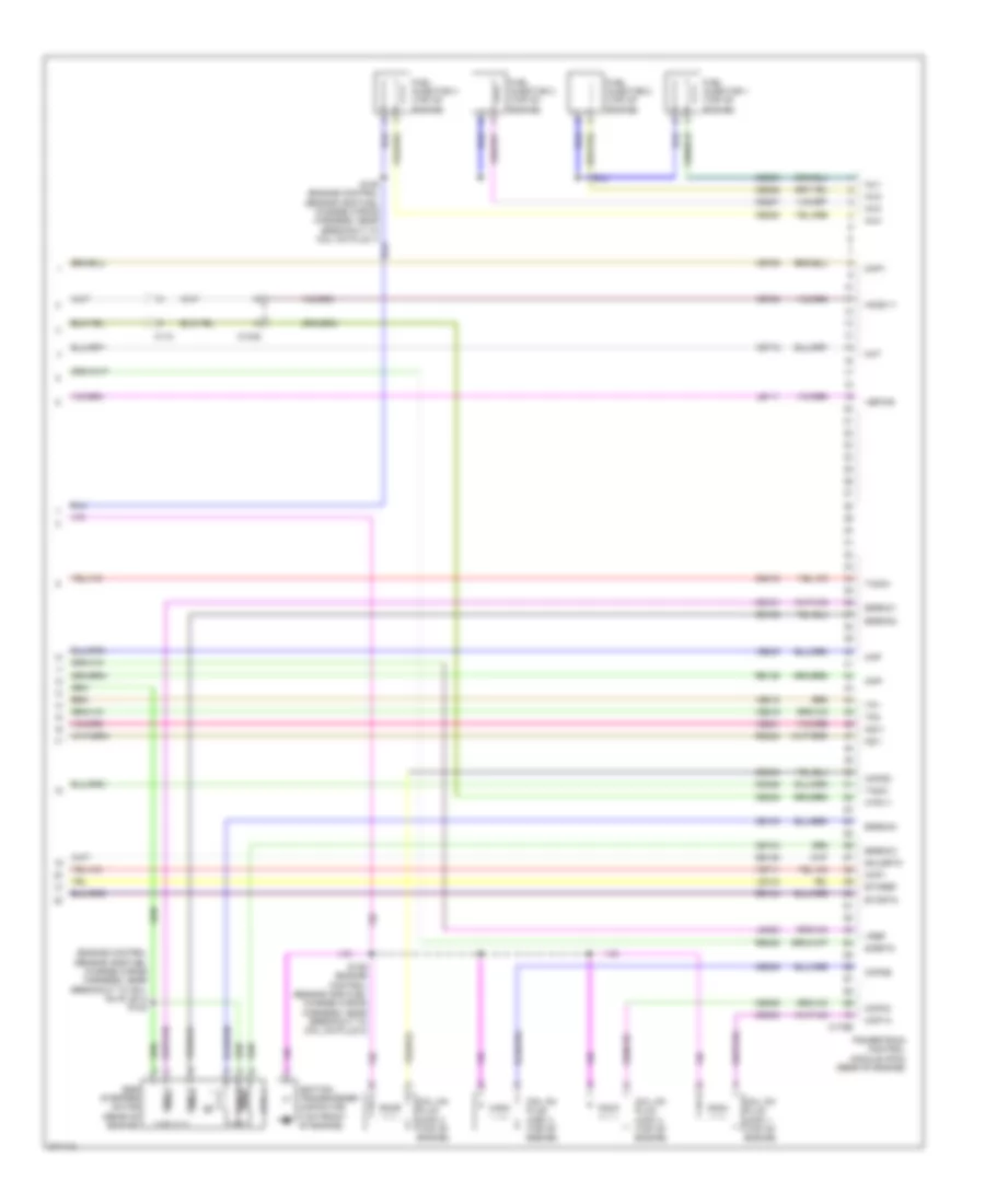 2.0L, Engine Performance Wiring Diagram (5 of 5) for Ford Transit Connect 2012