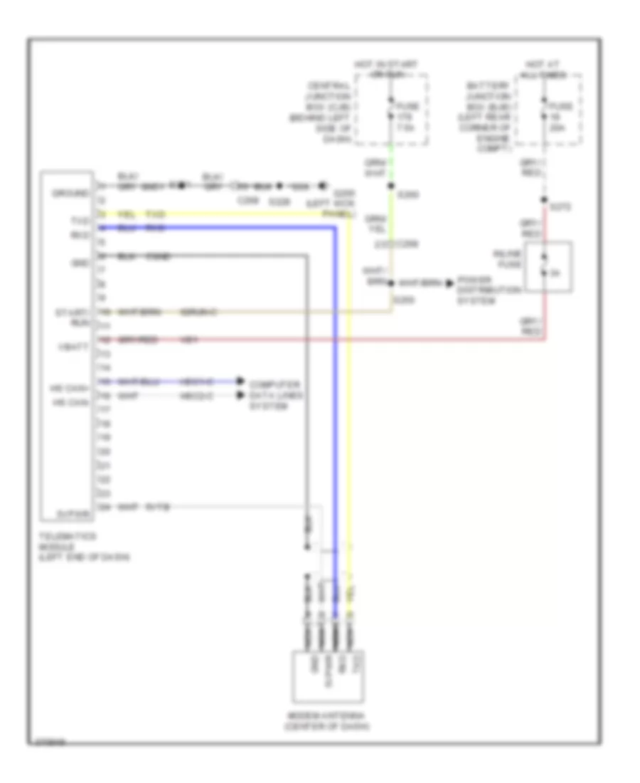 Crew Chief Wiring Diagram for Ford Transit Connect 2012