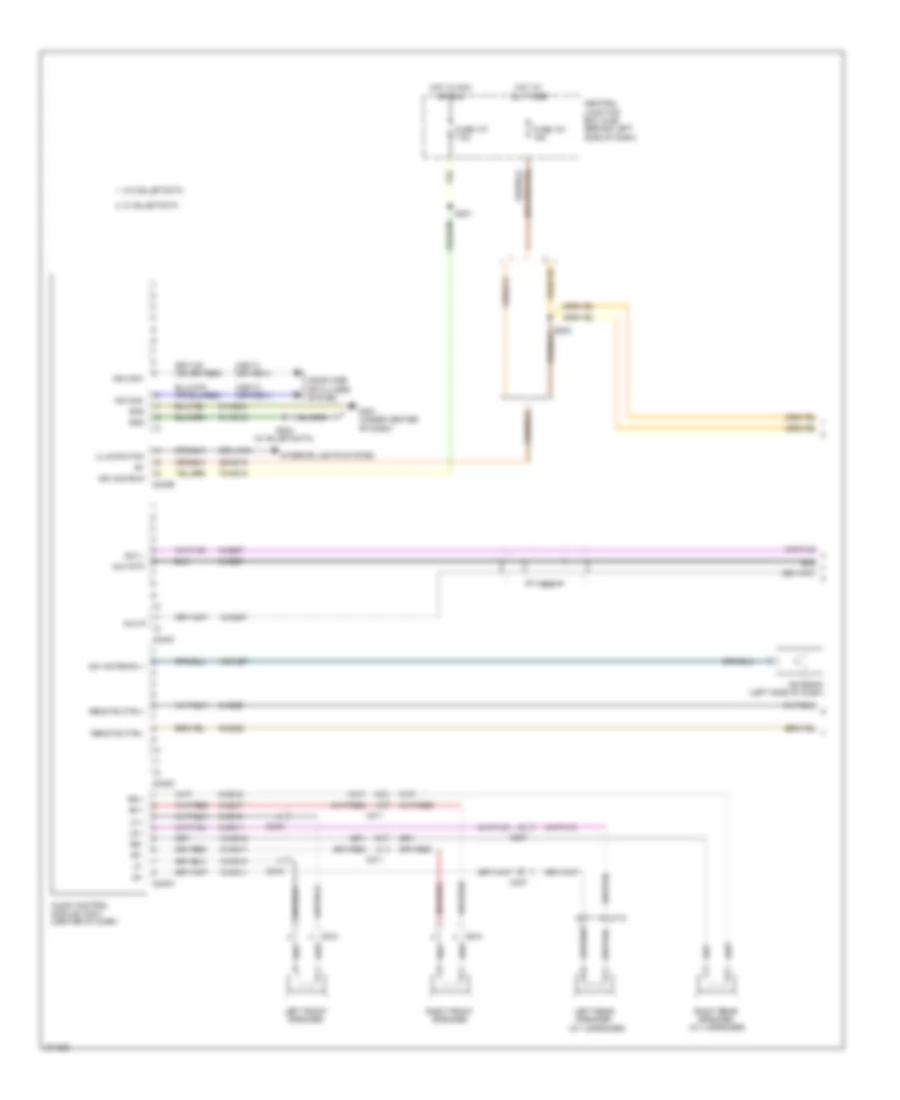 Radio Wiring Diagram Early Production 1 of 2 for Ford Transit Connect 2012