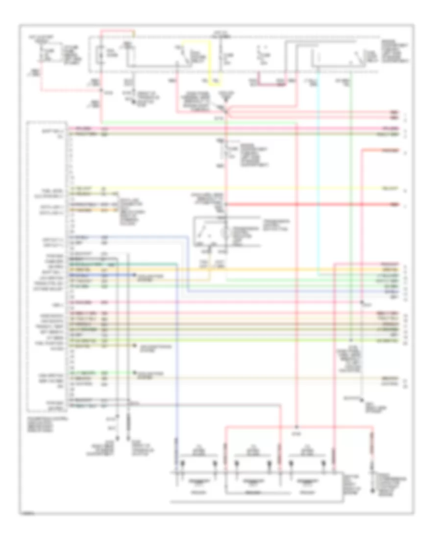 3 0L Engine Performance Wiring Diagrams 1 of 4 for Ford Windstar 1998