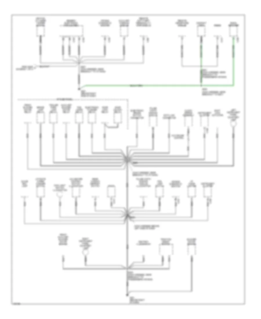 Ground Distribution Wiring Diagram 2 of 4 for Ford Windstar 1998